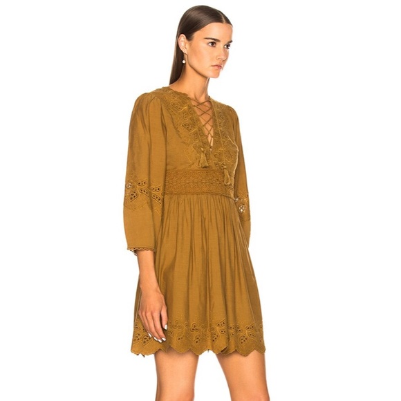Ulla Johnson Ailey Dress in Bronze - Picture 3 of 8